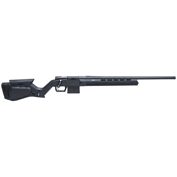 Howa HHERA65CHBBLK M1500 Hera 6.5 Creedmoor 5+1 24" Heavy Threaded Barrel, Black Rec, Black Hera H7 Chassis Stock