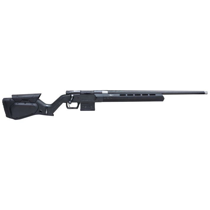 Howa HHERA308CFBLK M1500 Hera 308 Win 5+1 24" Carbon Fiber Threaded Barrel, Black Rec, Black Hera H7 Chassis Stock