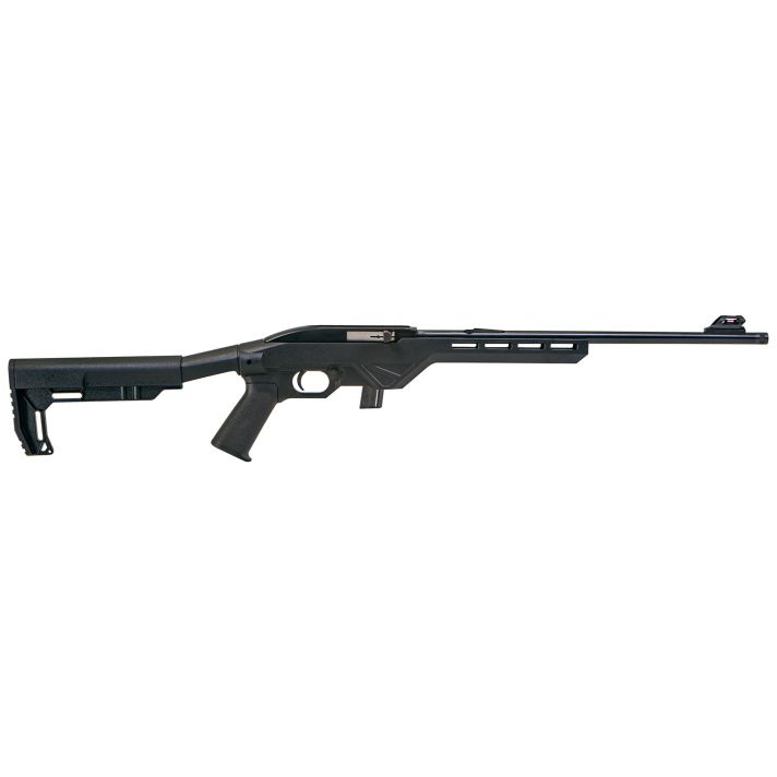 Citadel CIT22LRB Trakr22 LR 10+1 18" Blued Steel Threaded Barrel & Receiver, Lightweight Synthetic Black Synthetic Stock