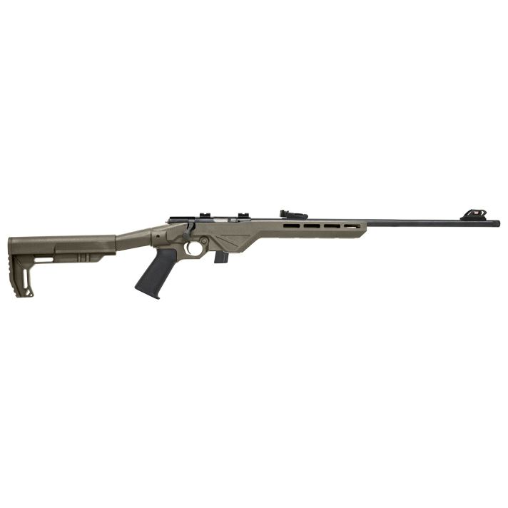 Citadel CIT22LRBLTFDE Trakr22 LR 10+1 18" Blued Steel Barrel & Receiver, Flat Dark Earth Synthetic Stock