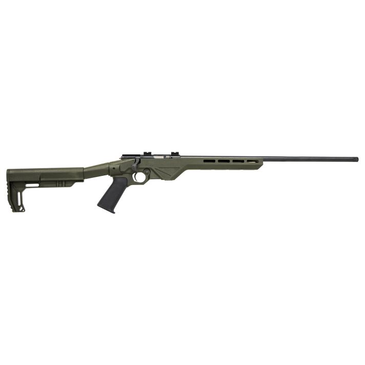 Citadel CIT22WMBLTODG Trakr22 WMR 5+1 18" Blued Steel Barrel & Receiver, OD Green Synthetic Stock