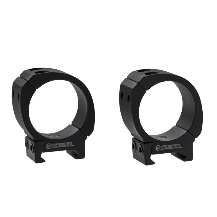 Wheeler 1133748 Sporter Scope RingsBlack 1" Medium