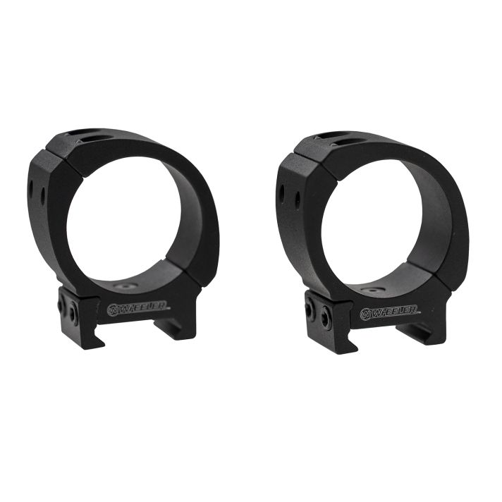 Wheeler 1133749 Sporter Scope RingsBlack 1" High