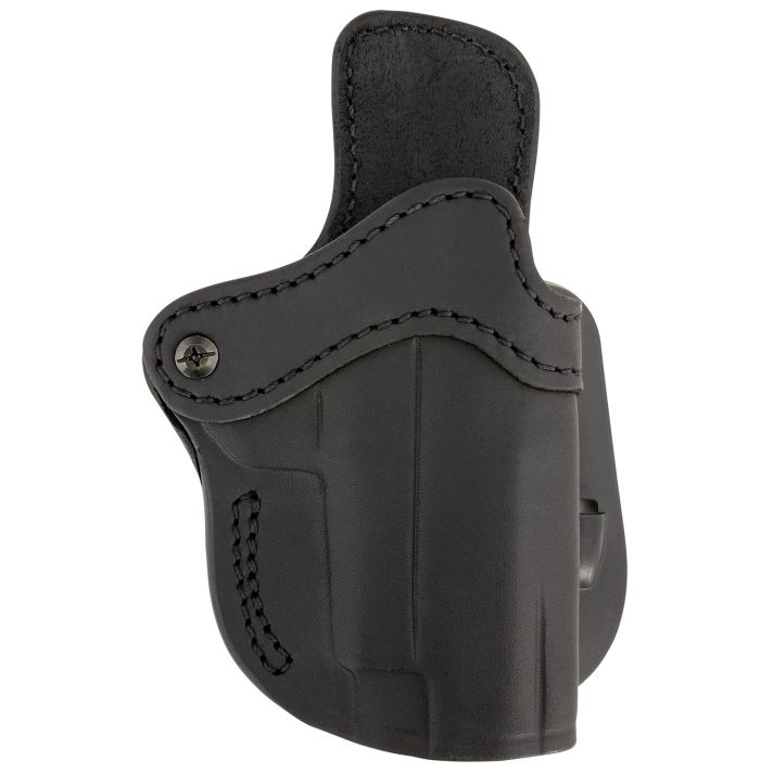 1791 Gunleather ORPDH23SBLR Paddle Holster Optic Ready OWB Size 2.3 Signature Brown Leather Paddle Fits Glock 17 Fits Walther PPQ Right Hand