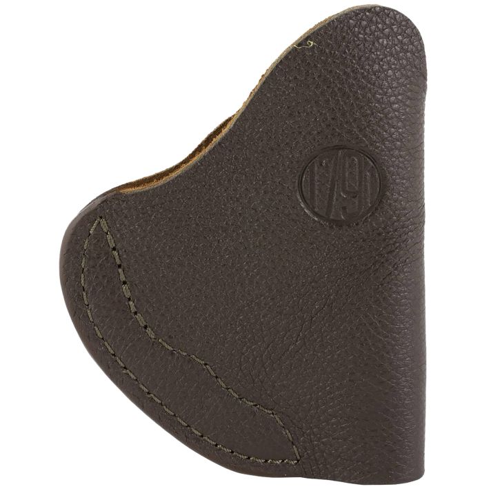 1791 Gunleather FCD2BRWL Fair ChaseIWB Size 02 Brown Leather Deer Hide Belt Clip Fits Ruger LCR Left Hand