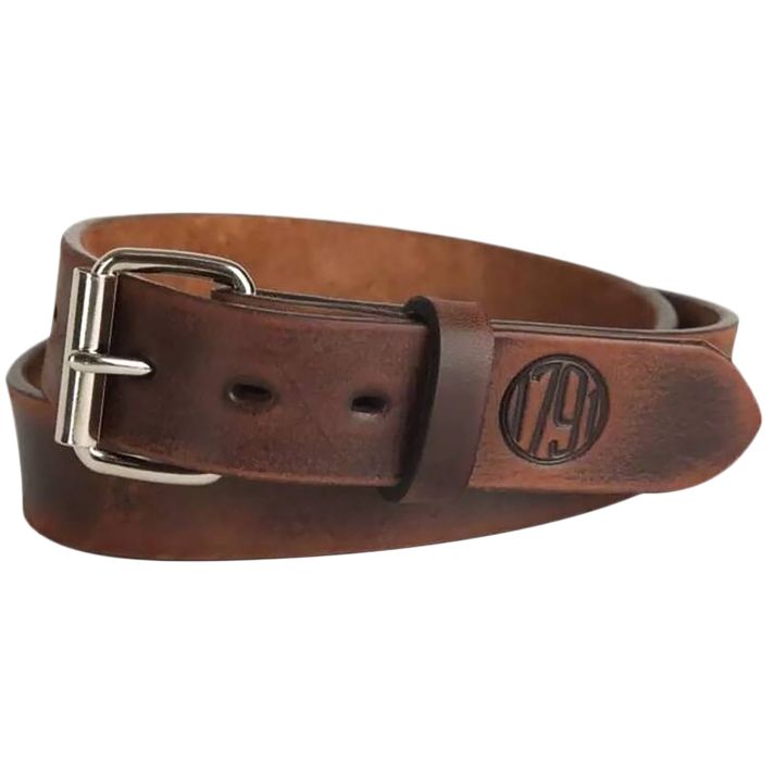 1791 Gunleather BLT013640VTGA 01 Gun Belt Vintage Leather 36/40 1.50" Wide Buckle Closure