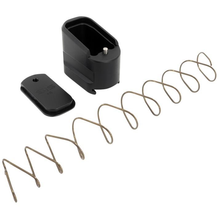 Shield Arms SAS15ME5BLK Magazine Extension5rd Compatible w/ Shield Arms S15 Magazine, Black Anodized Aluminum