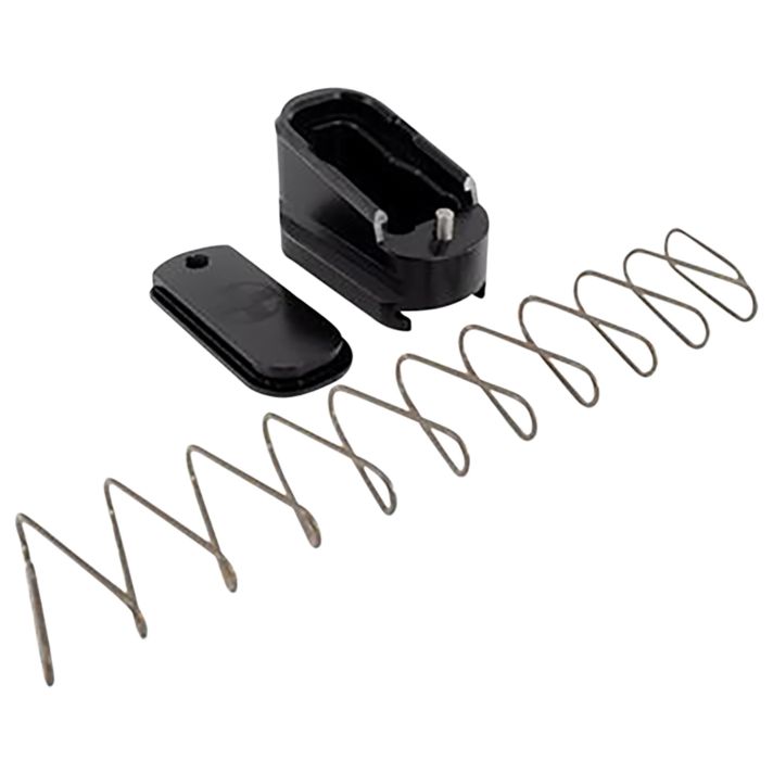 Shield Arms G43ME2BLK Magazine Extension+2 Extended 2rd Compatible w/Glock 43, Black Anodized Aluminum