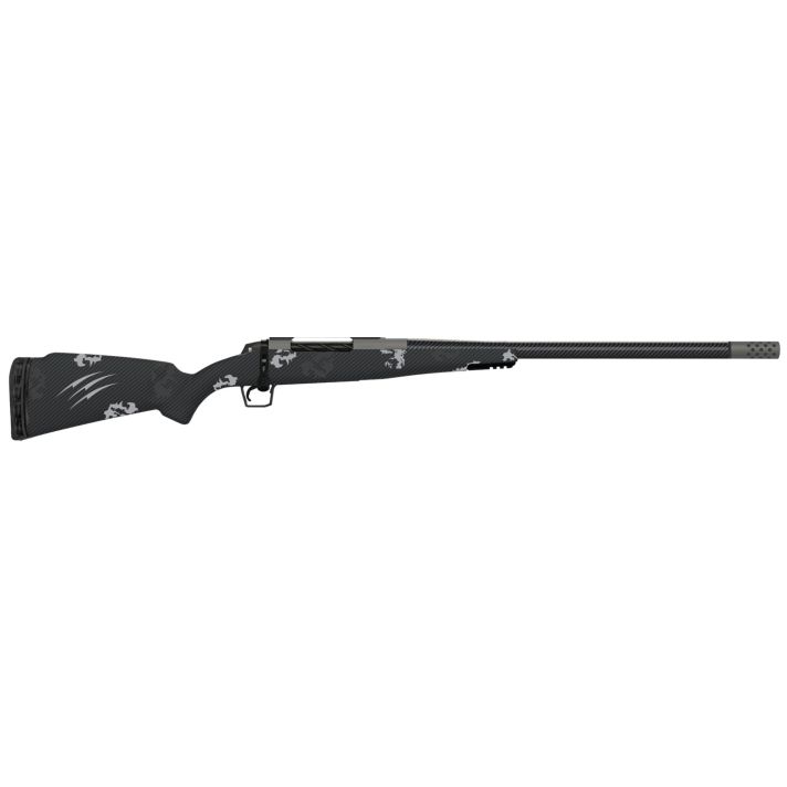 Fierce Firearms ROG7PRC24GP Carbon RogueFull Size 7mm PRC 3+1 24" Hand Lapped/Match Grade Threaded Barrel, Glacier Cerakote Steel Receiver, Phantom Camo Fierce Rogue Carbon Fiber Stock
