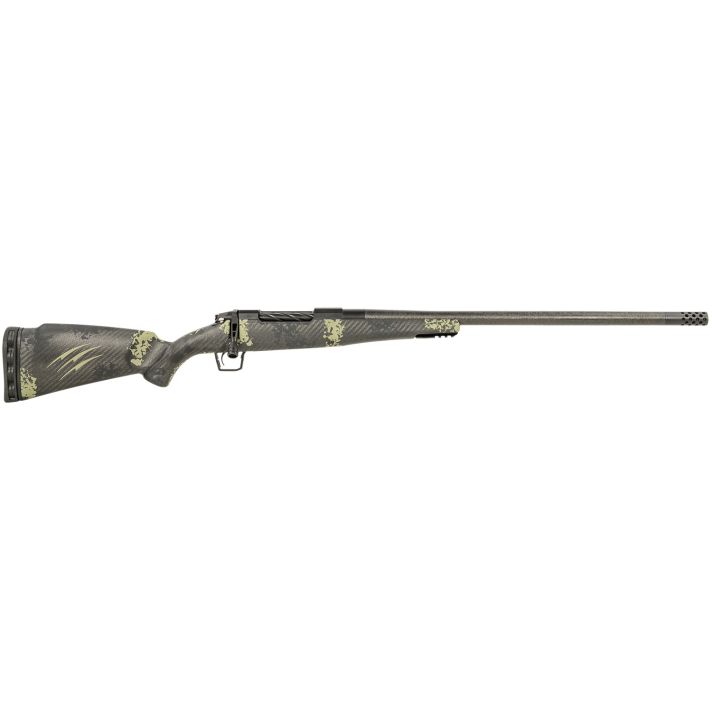 Fierce Firearms ROG300PRC22BF Carbon RogueFull Size 300 PRC 3+1 22" Carbon Fiber Hand Lapped/Match Grade Threaded Barrel, Black Cerakote Steel Receiver, Forest Camo Fierce Rogue Carbon Fiber Stock