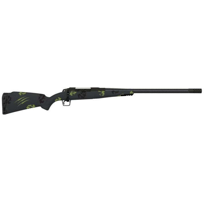 Fierce Firearms TROG300WIN22BF CT Rogue300 Win Mag 3+1 22" Carbon Fiber Barrel, Black Cerakote Titanium Rec, Forest Camo Rogue Stock
