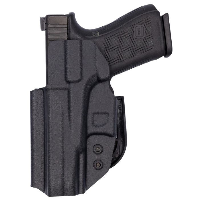 C&G Holsters 0008100 CovertIWB Black Kydex Belt Clip Fits Glock 19/23