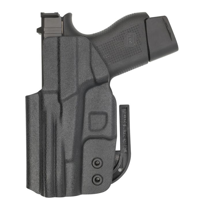 C&G Holsters 0026100 CovertIWB Black Kydex Belt Clip Fits Glock 42
