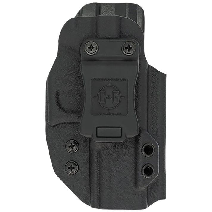 C&G Holsters 0526100 CovertIWB Black Kydex Belt Clip Fits S&W Shield 9/40