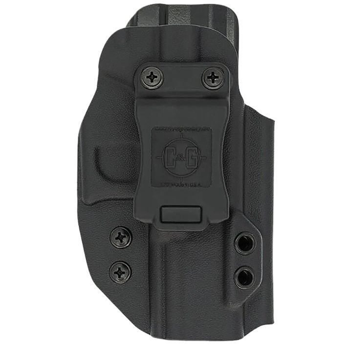 C&G Holsters 1864100 CovertIWB Black Kydex Belt Clip Fits 1911 3.5" Right Hand