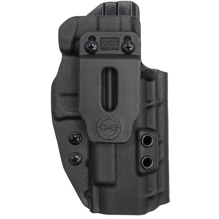C&G Holsters 0056100 CovertIWB Black Kydex Belt Clip Fits Glock MOS/48 Right Hand