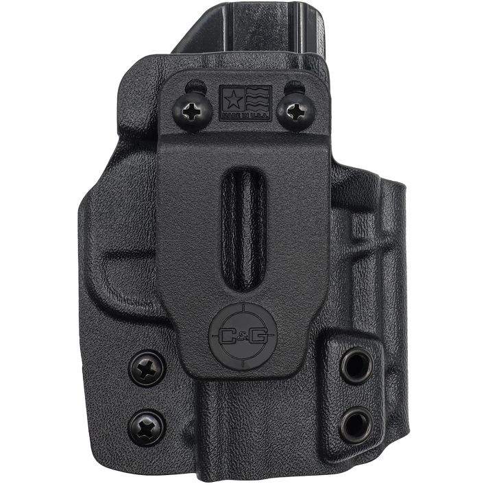 C&G Holsters 0952100 CovertIWB Black Kydex Belt Clip Fits Springfield Hellcat Right Hand