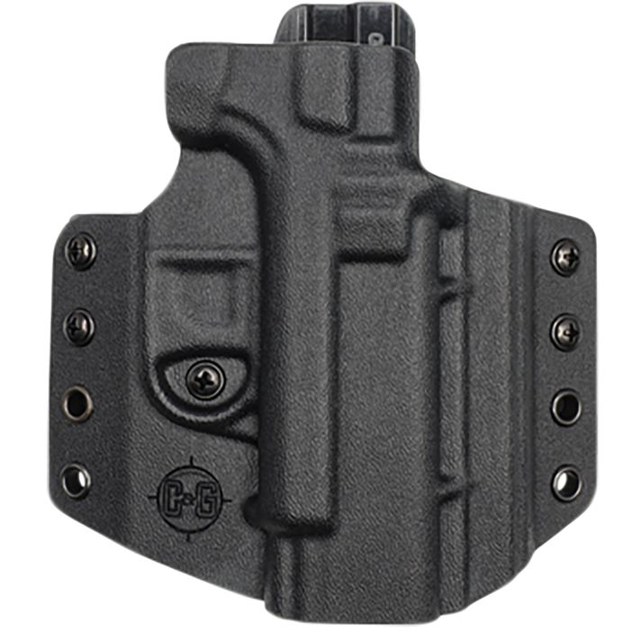 C&G Holsters 0006100 CovertOWB Black Kydex Belt Loop Fits Glock 19 Fits Glock 23 Fits Glock 45