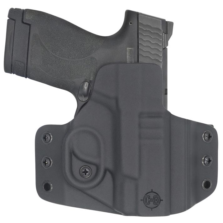 C&G Holsters 0524100 CovertOWB Black Kydex Belt Loop Fits M&P Shield 9/40 3.1"