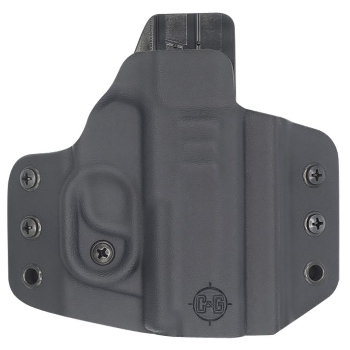 C&G Holsters 0256100 CovertOWB Black Kydex Belt Loop Fits Sig P365/P365 XL
