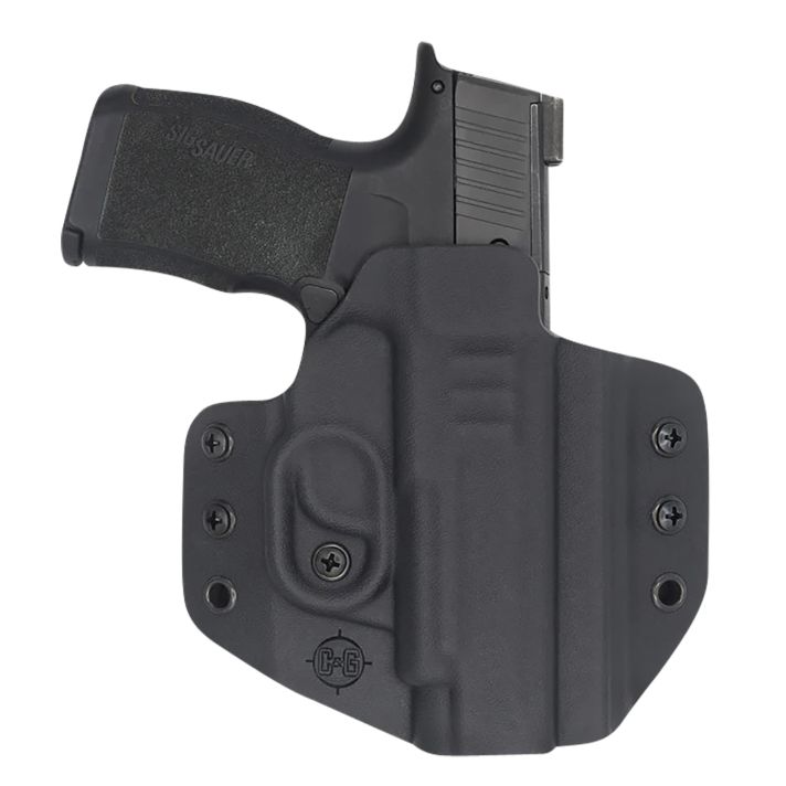 C&G Holsters 0250100 CovertOWB Black Kydex Belt Loop Fits Sig P365 XL Right Hand