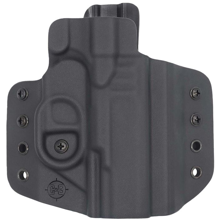 C&G Holsters 1212100 CovertOWB Black Kydex Belt Loop Fits Walther PDP 4" Right Hand