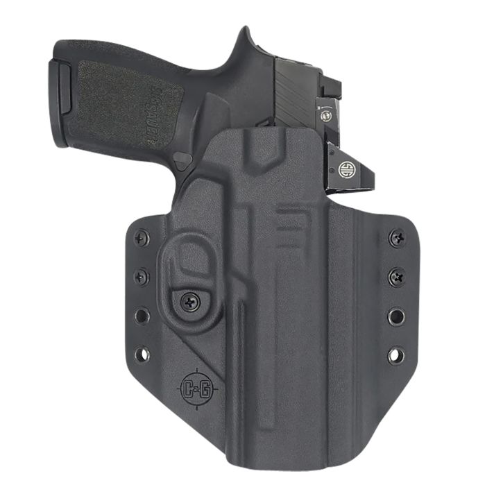 C&G Holsters 0286100 CovertOWB Black Kydex Fits Sig P320 Right Hand