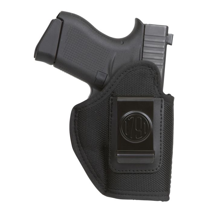 1791 Gunleather PNIWB3BLKR Premium NylonIWB Size 03 Black Ballistic Nylon Belt Clip Right Hand