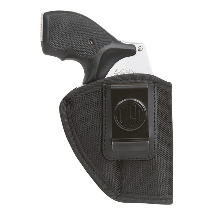 1791 Gunleather PNIWB2BLKL Premium NylonIWB Size 02 Black Ballistic Nylon Belt Clip Left Hand