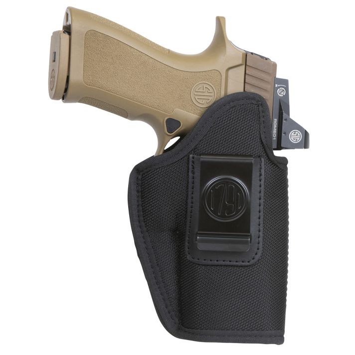 1791 Gunleather PNIWB5BLKL Premium NylonIWB Size 05 Black Ballistic Nylon Clip-On Left Hand