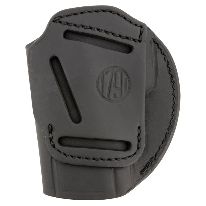 1791 Gunleather 3WH6SBLA 3-WayIWB/OWB Size 06 Black Leather Belt Loop Fits Beretta 92 Fits Walther PPQ Fits Sig P320 Ambidextrous Hand