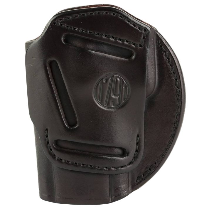 1791 Gunleather 3WH6SBRA 3-WayIWB/OWB Size 06 Signature Brown Leather Belt Loop Fits Beretta 92 Fits Walther PPQ Fits Sig P320 Ambidextrous Hand