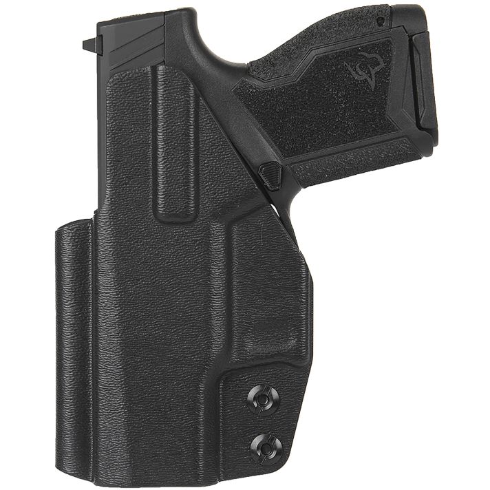 1791 Gunleather TACIWBGX4BLKR Tactical KydexIWB Black Kydex Belt Clip Fits Taurus GX4 Right Hand