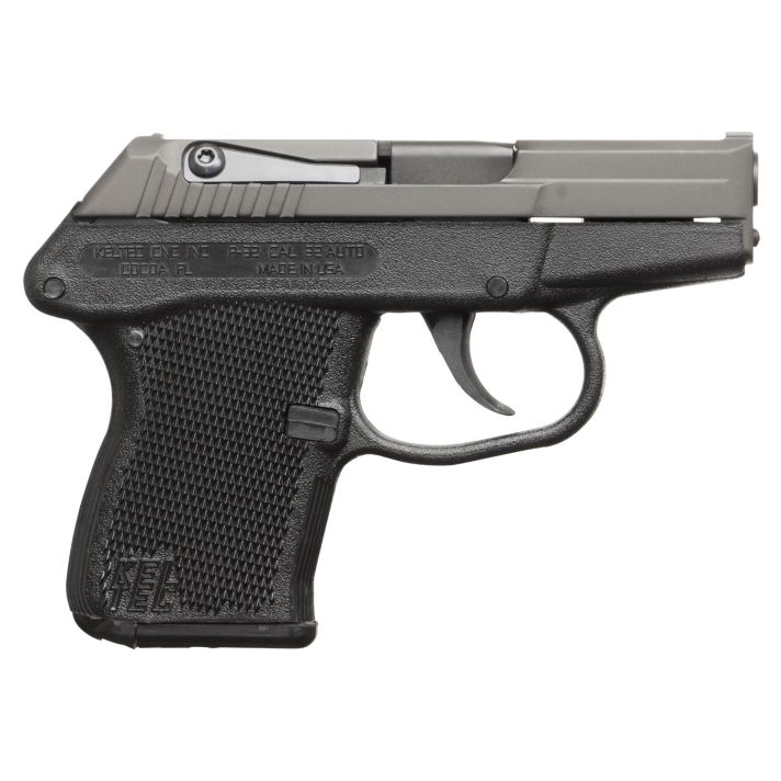 Kel-Tec P32BBLK P-3232 ACP Caliber with 2.68" Barrel, 7+1 Capacity, Blued Finish Aluminum Frame, Serrated Blued Steel Slide & Black Polymer Grip