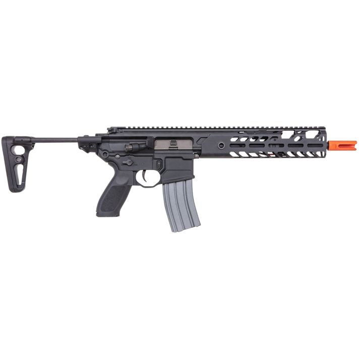 Sig Sauer Airguns AIRPFMCXAEG MCX AEGBattery 6mm 120rd Shot Black Black Receiver Black 3 Position Adjustable Stock