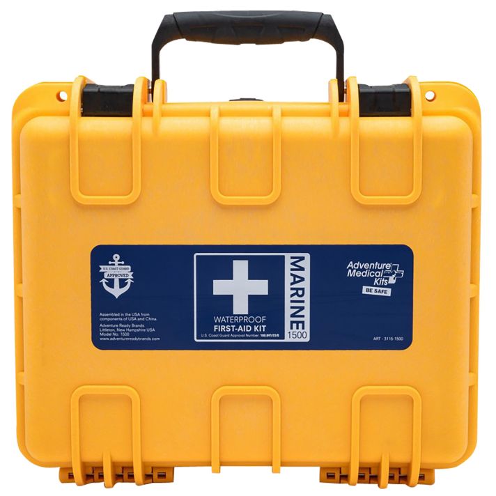 Adventure Medical Kits 01150601 Marine 600 Treats Injuries/Illnesses Waterproof Yellow