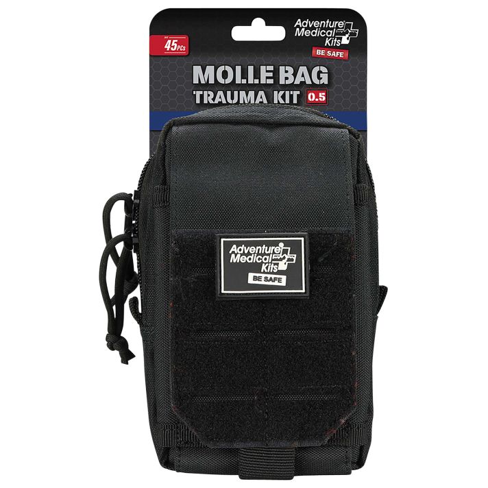 Adventure Medical Kits 20640301 MOLLE Bag Trauma Kit 0.5 Stop Bleeding Black