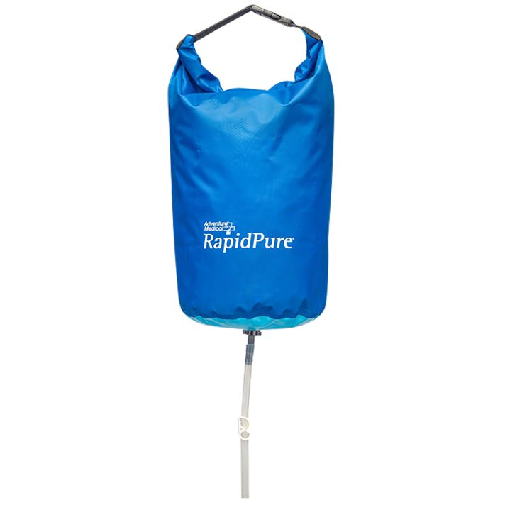 RapidPure 01600142 Purifier + 9L Gravity System Blue Plastic, 8" x 8" x 14"