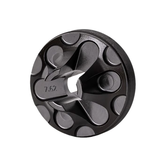 Rugged Suppressors FC006 Flash Hider Front Cap7.62mm, Black Steel for Some Rugged Suppressors