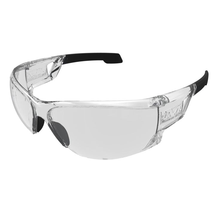 Mechanix Wear VNS10AABU Type-NOSFA Clear Lens Anti-Scratch Black Frame