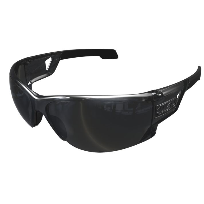 Mechanix Wear VNS20ABBU Type-NOSFA Smoke Lens Anti-Scratch Black Frame