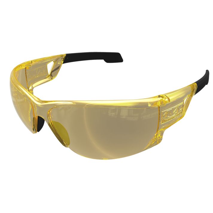 Mechanix Wear VNS30ACBU Type-NOSFA Amber Lens Anti-Scratch Black Frame