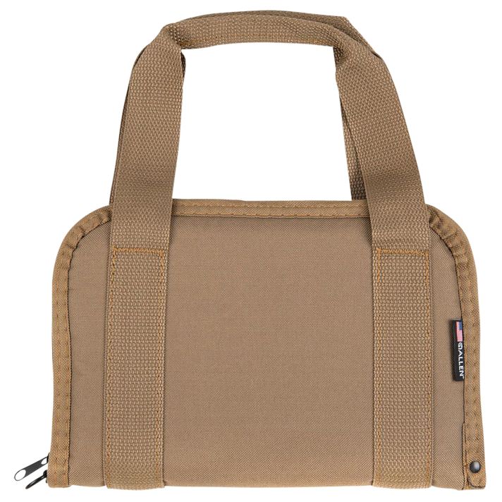 Allen 3642 Pistol ToteFlat Dark Earth Endura 11.50" Long Lockable Holds 1 Handgun