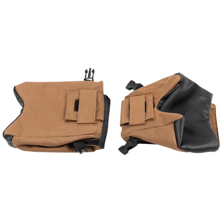 Allen 18419 X-Focus Unfilled Front/Rear Shooting Bag Combo Tan/Black 600D Polyester