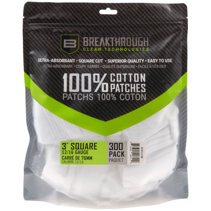 Breakthrough Clean BTCPS3300 Square Patches 12-16 Gauge 300 pieces