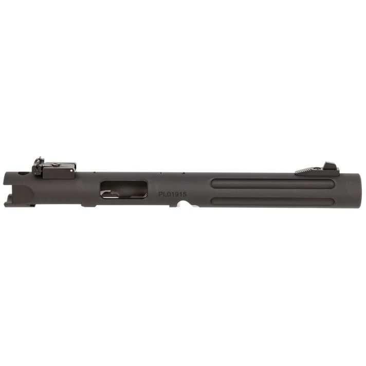 Tactical Solutions PLIV6TEMBRF Pac-Lite Barrel 22 LR 6" Threaded & Fluted, Drilled & Tapped, Adj. Sights, Black Anodized for Ruger Mark IV & IV 22/45