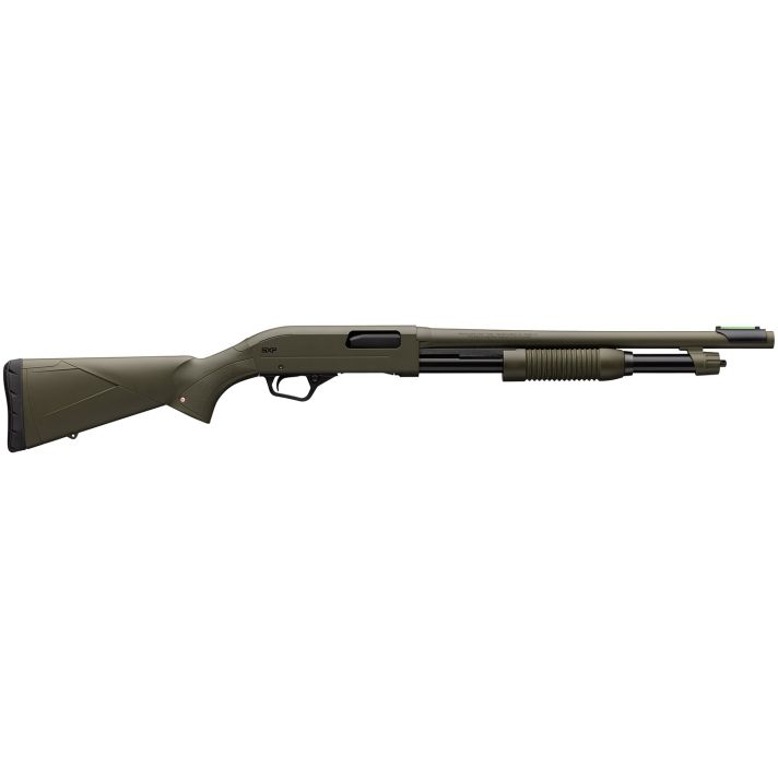 Winchester Repeating Arms 512425695 SXP Defender 20 Gauge 3" 5+1 (2.75") 18", OD Green, Synthetic Furniture, TruGlo Fiber Optic Sight