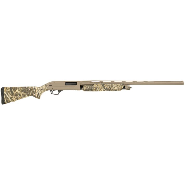 Winchester Repeating Arms 512432292 SXP Hybrid Hunter 12 Gauge 3.5" 4+1 (2.75") 28", FDE Barrel/Rec, Realtree Max-7 Furniture, Fiber Optic Sight, Includes 3 Invector-Plus Chokes