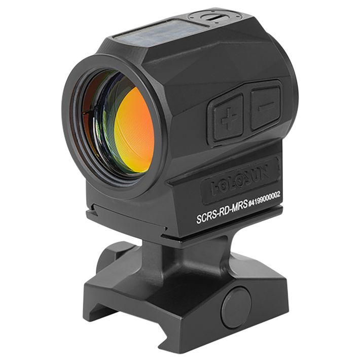 Holosun SCRSRDMRS SCRSBlack Anodized 1 x 20 mm 2 MOA Red Dot/65 MOA Circle Multi Reticle