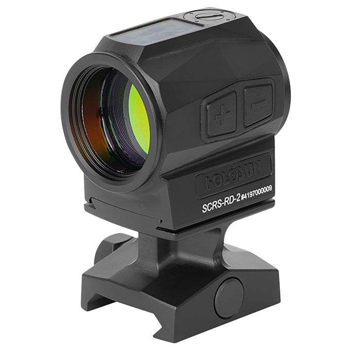 Holosun SCRSRD2 SCRSBlack Anodized 1 x 20 mm 2 MOA Red Dot